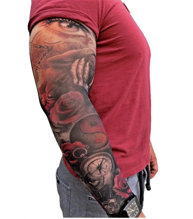 TATTOO SLEEVE – ROSE DESIGN