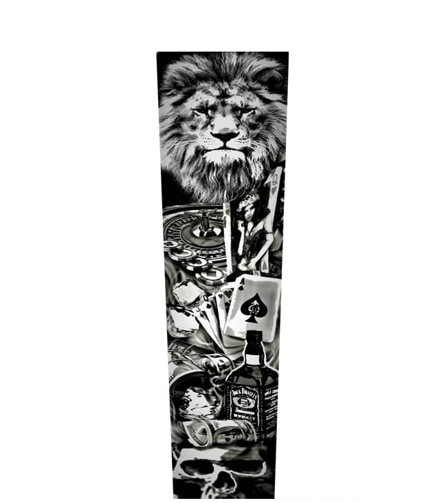 TATTOO – WHISKEY AND LION