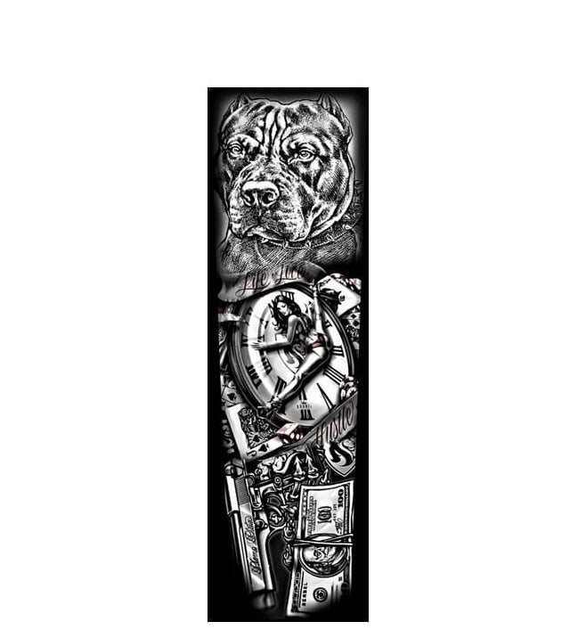 TATTOO SLEEVE – PITBULL